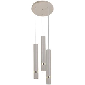 Brilagi - Hanglamp aan een koord POKER 3xGU10/25W/230V beige