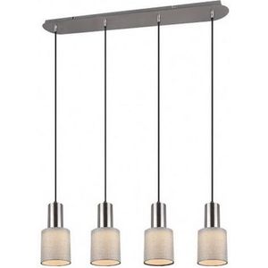 Trio - Hanglamp aan een koord WAILER 4xGU10/5W/230V grijs