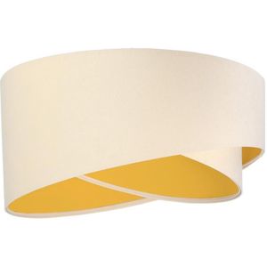 Universele lampenkap GALAXY E27 diameter 45 cm crème/goud