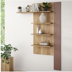 Juskys Kinderboekenkast met 3 vakken en speelgoedkist, houten rek, 63 x 30 x 70 cm, BTH voor het opbergen van boeken en speelgoed in de kinderkamer, wit