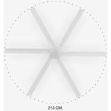 Plafondventilator - Zwart - Kunststof