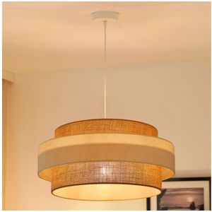Brilagi - Hanglamp aan een koord SPACE LIGHT 1xE27/15W/230V diameter 50 cm beige/crème
