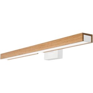 Brilagi-LED Badkamer spiegelverlichting WOODY MIRROR LED/12W/230V IP44 eiken/wit