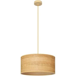 Hanglamp aan een koord ALBA 1xE27/60W/230V diameter 40 cm bruin