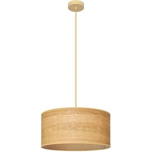 Hanglamp aan een koord ALBA 1xE27/15W/230V diameter 40 cm bruin