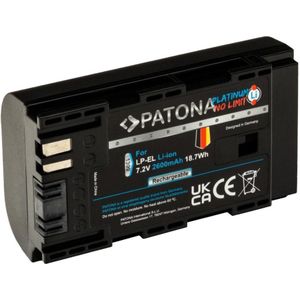 PATONA - Accu Canon LP-EL 2600mAh Li-Ion Platinum voor photoflash Speedlite EL-1