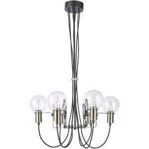 Luxera 64400 - Hanglamp aan koord ABRAZO 6xE14/40W/230V