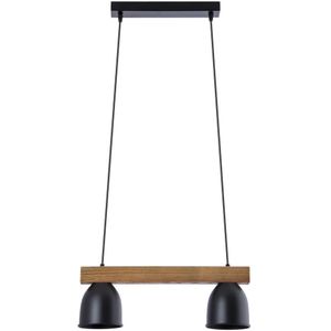 Hanglamp aan een koord 2xE27/60W/230V