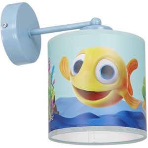 Wand Lamp voor Kinderen FISH 1xE27/60W/230V