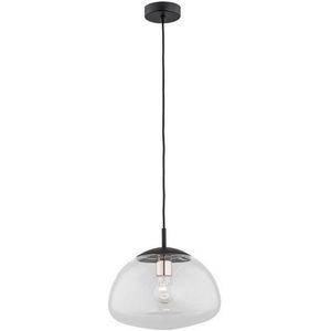 Argon 4332 - Zwarte Kroonluchter aan koord TRINI 1x E27 / 15W / 230V diameter 30 cm