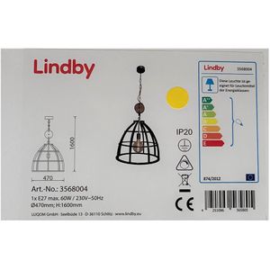 Lindby - Hanglamp aan een ketting MAXIMILIA 1xE27/60W/230V