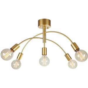 Markslöjd 108285 - Hanglamp voor Oppervlak Montage CYGNUS 5xE27/40W/230V goud