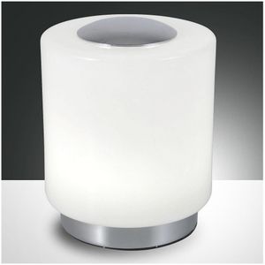 Fabas Luce 3257-30-138 - Dimbare LED tafellamp SIMI LED/8W/230V zilver