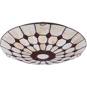 Rabalux 8091 - Tiffany glas-in-lood plafondlamp MARVEL 2xE27/60W/230V
