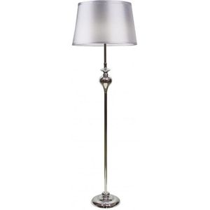 Staande lamp PRIMA 1xE27/60W/230V zilver/glanzend chroom