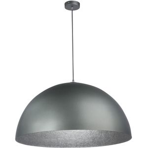 Hanglamp aan een koord SFERA 1xE27/60W/230V diameter 50 cm grijs/zilver