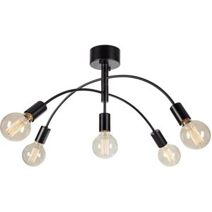 Markslöjd 108284 - Hanglamp voor Oppervlak Montage CYGNUS 5xE27/40W/230V zwart