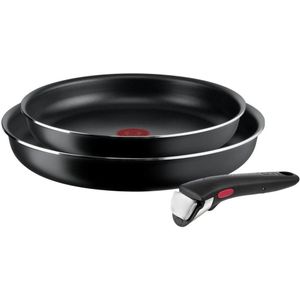 Tefal - Set pannen 3 st. INGENIO EASY COOK &amp; CLEAN BLACK