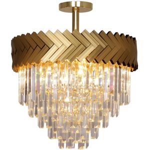 Zuma Line C23910/9 - Hanglamp met vaste pendel LYON 9xE14/40W/230V goud