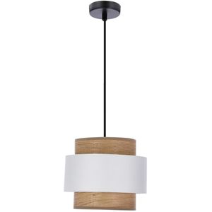 Hanglamp aan een koord FORNI 1xE27/40W/230V bruin/wit