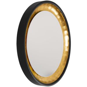 Eglo - BONTANG - Wandspiegel - Ø 90 cm - Zwart/Goud