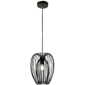 Fabas Luce 3677-45-101 - Hanglamp aan een koord CAMP 1xE27/40W/230V zwart