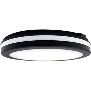 Top Light - LED Badkamerlamp COMET LED/24W/230V IP54 diameter 30 cm zwart