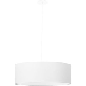 Sollux - Hanglamp aan een koord ROLLO 3x E27 / 60W / 230V d. 45 cm wit