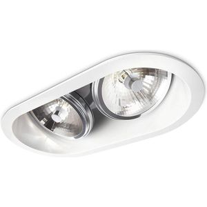 Philips 57976/31/16 - Dimbare plafondlamp voor in de badkamer 2xG53/30W/230V