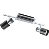 EGLO Davida 1 - Plafondspots - 2 Lichts - Nikkel-Nero