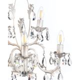 ONLI - Kristallen Wandlamp Teresa - Ivoor - 5-lamps - K9-kristalglas
