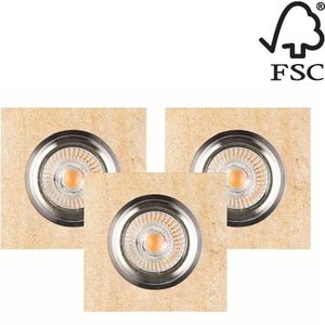 Spot-Lamp 2515339 - SET 3x LED Hang plafondverlichting VITAR 1xGU10/5W/230V zandsteen