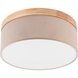 Brilagi - Plafondlamp BELLADONNA 2xE27/15W/230V beige/Grenen