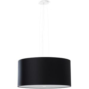 Sollux - Zwarte Hanglamp aan een koord OTTO 5x E27 / 60W / 230V d. 50 cm zwart