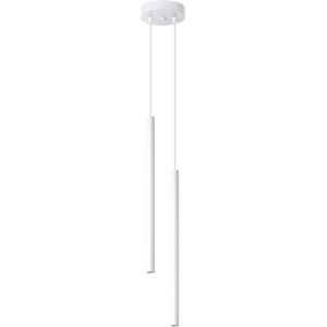 Sollux SL.1303 - Hanglamp aan een koord PASTELO 2xG9/8W/230V wit