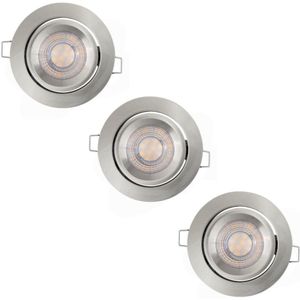 Ledvance - SET 3x Dimbare LED Inbouw Lamp SIMPLE LED/4,9W/230V