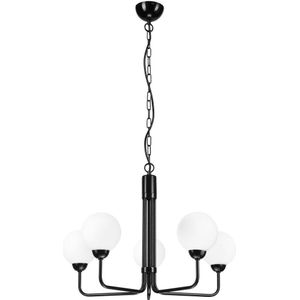 Hanglamp aan een ketting TIFFY 5xG9/5W/230V zwart