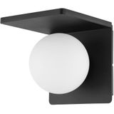 EGLO Ciglie Wandlamp met QI lader - 1 lichts - 18 cm. - E14 - zwart