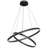 Maytoni MOD058PL-L74B3K - LED Hanglamp aan een koord RIM LED/88W/230V diameter 80 cm zwart