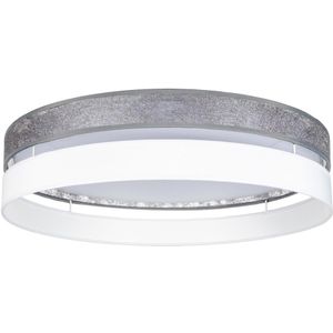 LED dimbare plafondlamp LIMA LED/36W/230V Wi-Fi Tuya + RC zilver/wit