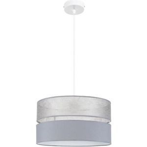 Grijze Hanglamp aan een koord LIMA 1x E27 / 60W / 230V