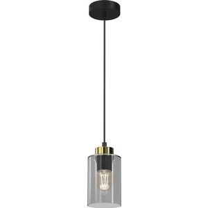 Hanglamp aan een koord CHIC 1xE27/60W/230V zwart/grijs