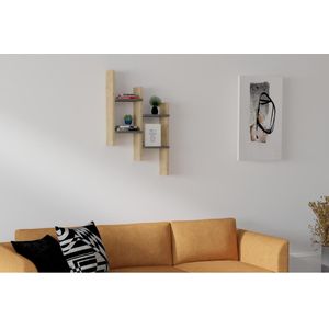 Wandplank SU 85x49 cm beige/antraciet