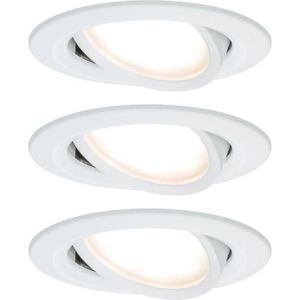 Paulmann 93485 - SET 3xLED/6W IP23 Dimbare hangende plafondverlichting NOVA 230V