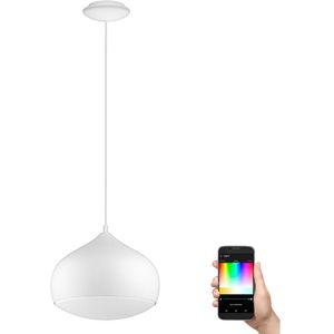 Eglo 98047 - Dimbare LED RGBW Hanglamp aan een koord COMBA-C LED/18W/230V Bluetooth