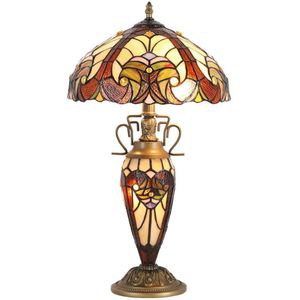 Prezent 1702 - Tafellamp TIFFANY 2xE27/60W + 1xE14/7W/230V