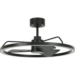 Lucci Air 516124 - LED Dimbare ventilator CESSNA LED/36W/230V 3000/4000/5000K zwart + AB