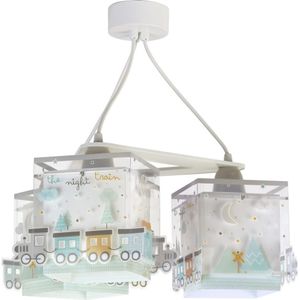 Dalber D-63534 - Hanglamp kinderkamer TRAIN 3xE27/60W/230V