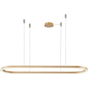 Azzardo AZ5058 - Dimbare LED hanglamp aan een koord ELENA LED/60W/230V 150 cm goud