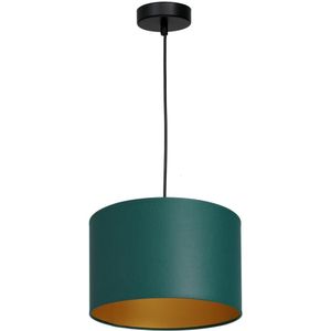 Hanglamp aan een koord ARDEN 1xE27/60W/230V diameter 25 cm groen/gouden